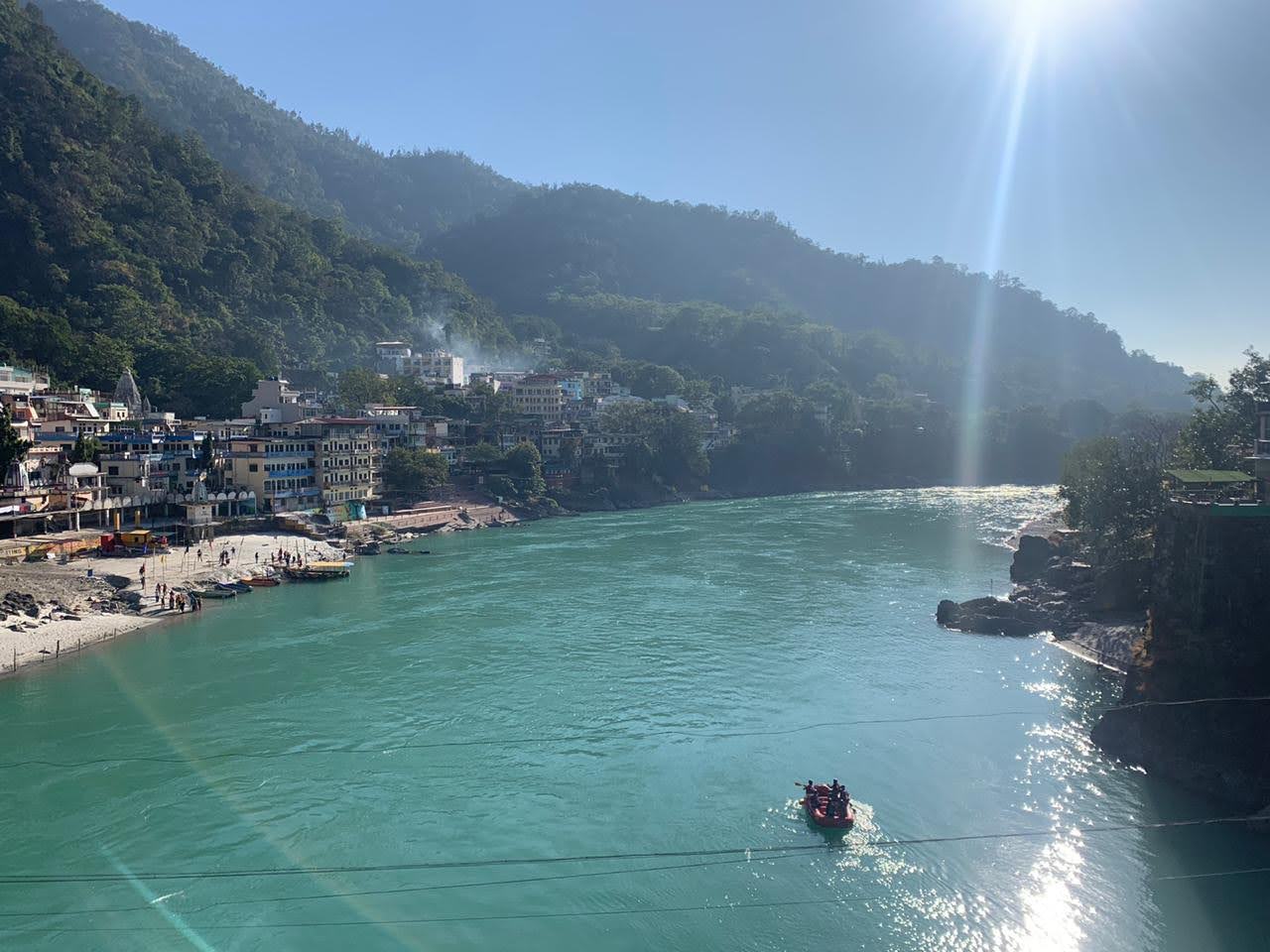 Finding Peace in Rishikesh.