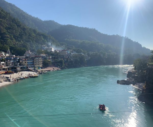 Finding Peace in Rishikesh.